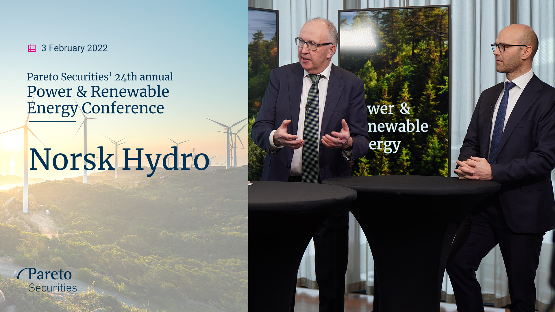 Norsk Hydro: Drive for decarbonisation / Pareto Securities' Power & Renewable Energy Conference 2022