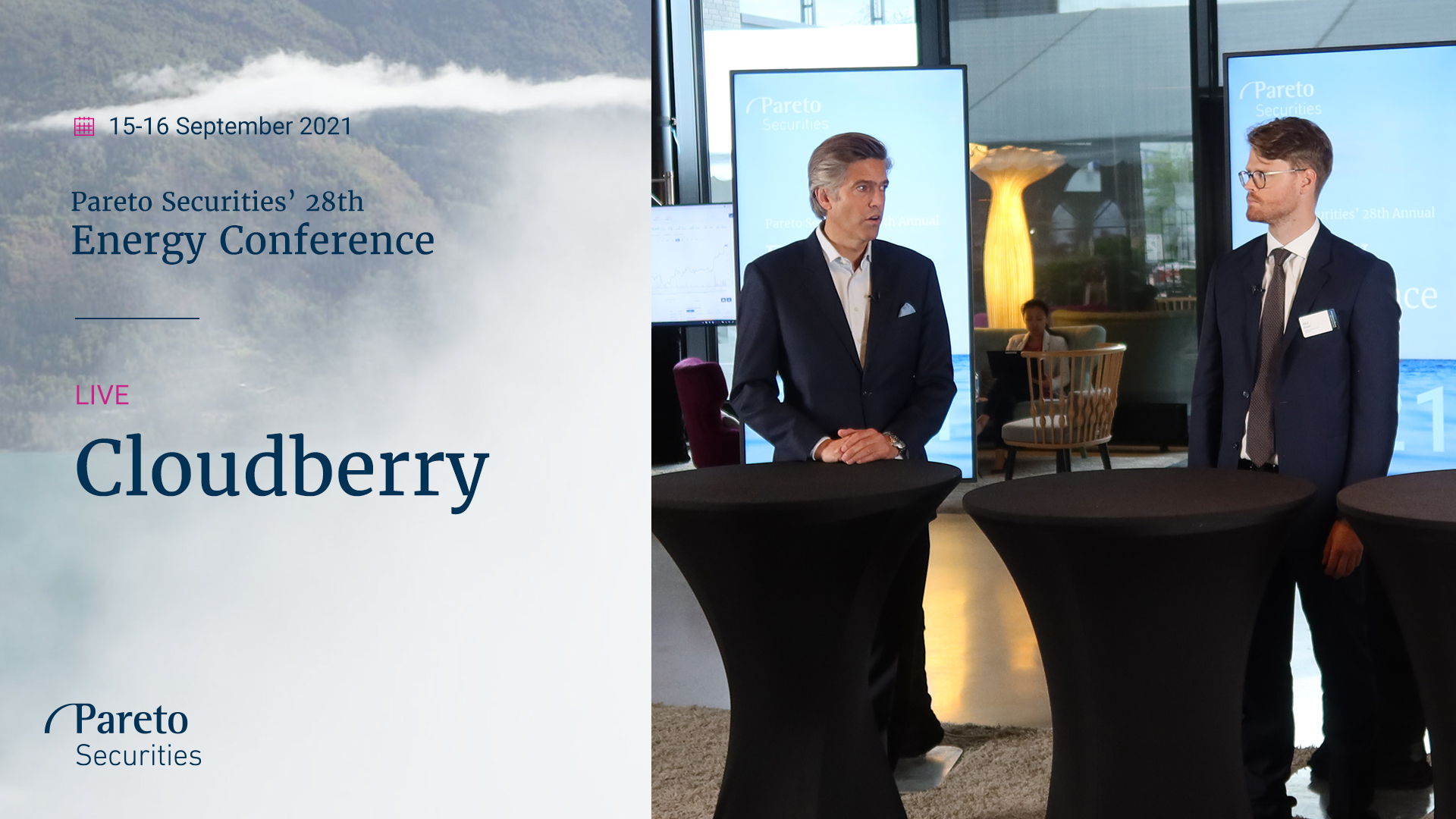 Cloudberry: Live från Pareto Securities’ 28th Energy Conference