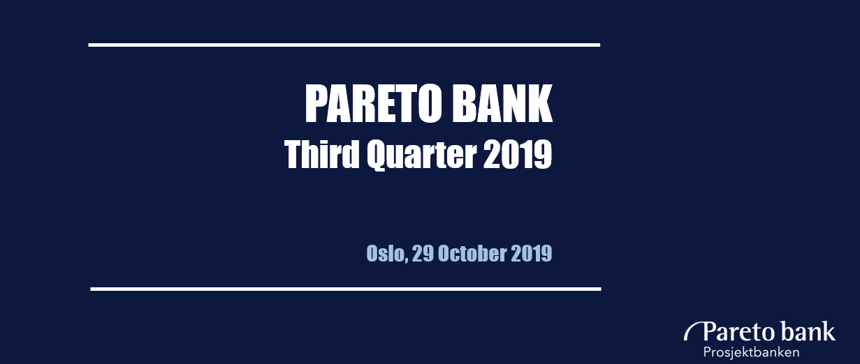Pareto Bank 3Q 2019